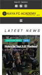 Mobile Screenshot of kayafcacademy.com